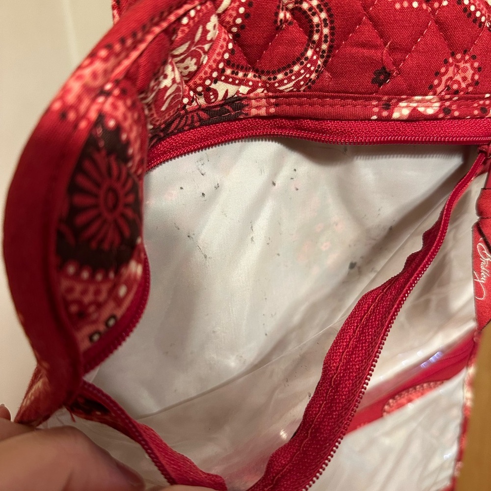 Vera Bradley Paisley Pattern Travel Hanging Folding Toiletry Bag Organizer A23 - Picture 8 of 9